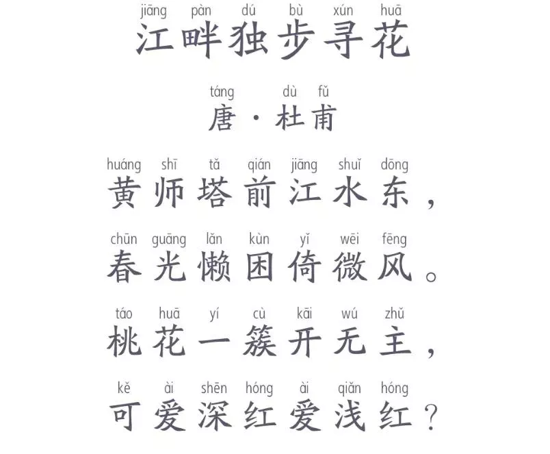 江畔独步寻花诗意是什么（江畔独步寻花解释诗意鉴赏）-流云流梦