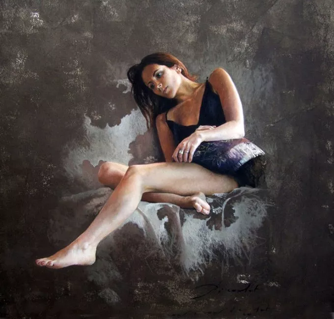 简单唯美的粉笔画（最简单的花草粉笔画）