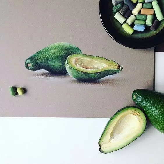 简单唯美的粉笔画（最简单的花草粉笔画）-流云流梦