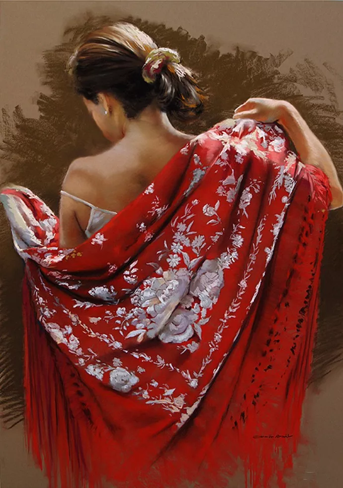 简单唯美的粉笔画（最简单的花草粉笔画）