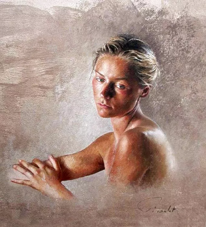 简单唯美的粉笔画（最简单的花草粉笔画）